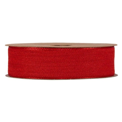 NASTRO COTONE ECOVELOUR MM25X20MT ROSSO